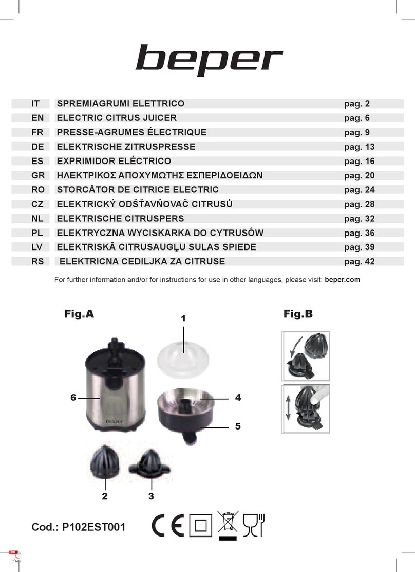 Beper P102EST001 User manual