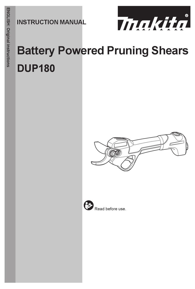 Makita DUP180Z User manual