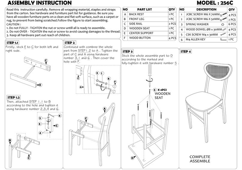 Baxton Studio 256C User manual Baxton Studio 256C User manual