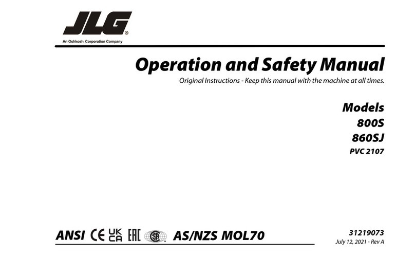 Oshkosh JLG 860SJ Operation and safety manual
