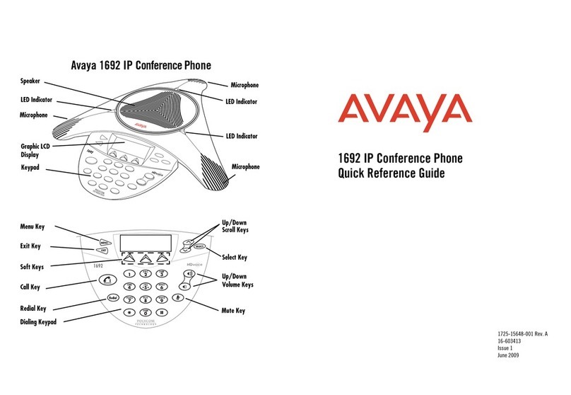 Avaya 1692 User manual