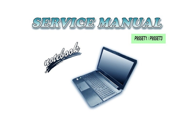 Clevo P955ET1 Service manual