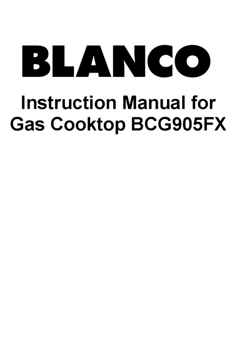 Blanco BCG905FX User manual