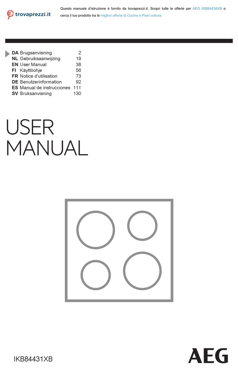 AEG IKB8443AXB User manual
