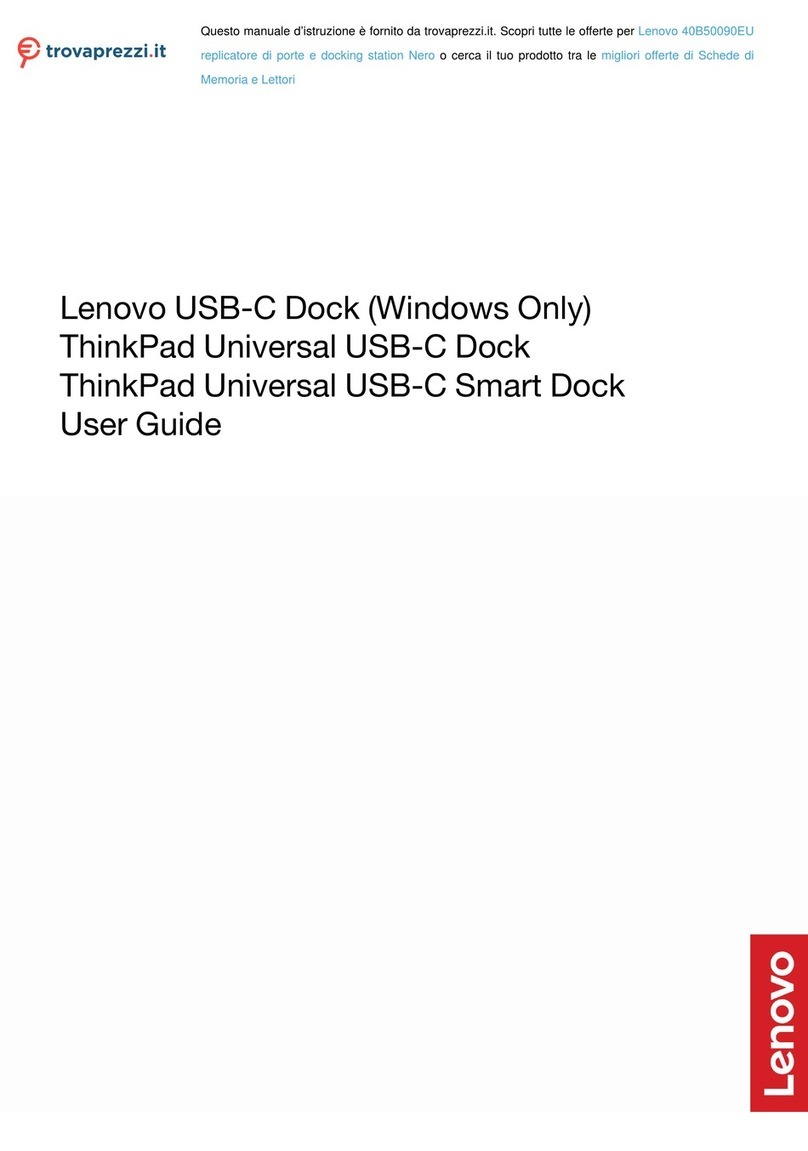Lenovo USB-C Dock User manual