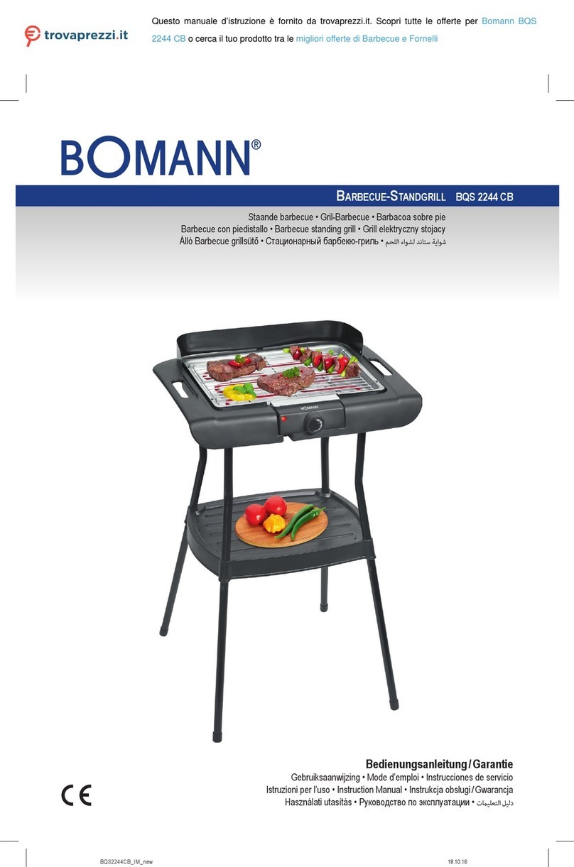 BOMANN BQS 2244 CB instruction manual