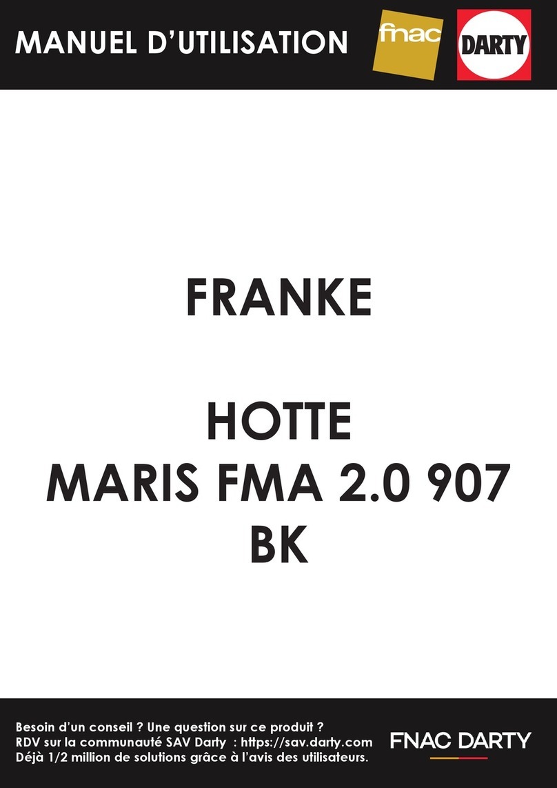 Franke MARIS FMA 2.0 907 BK user manual