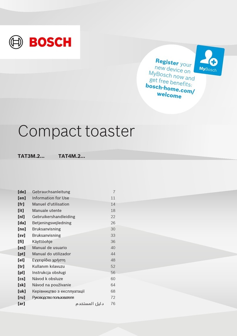 Bosch TAT4M 2 Series User manual