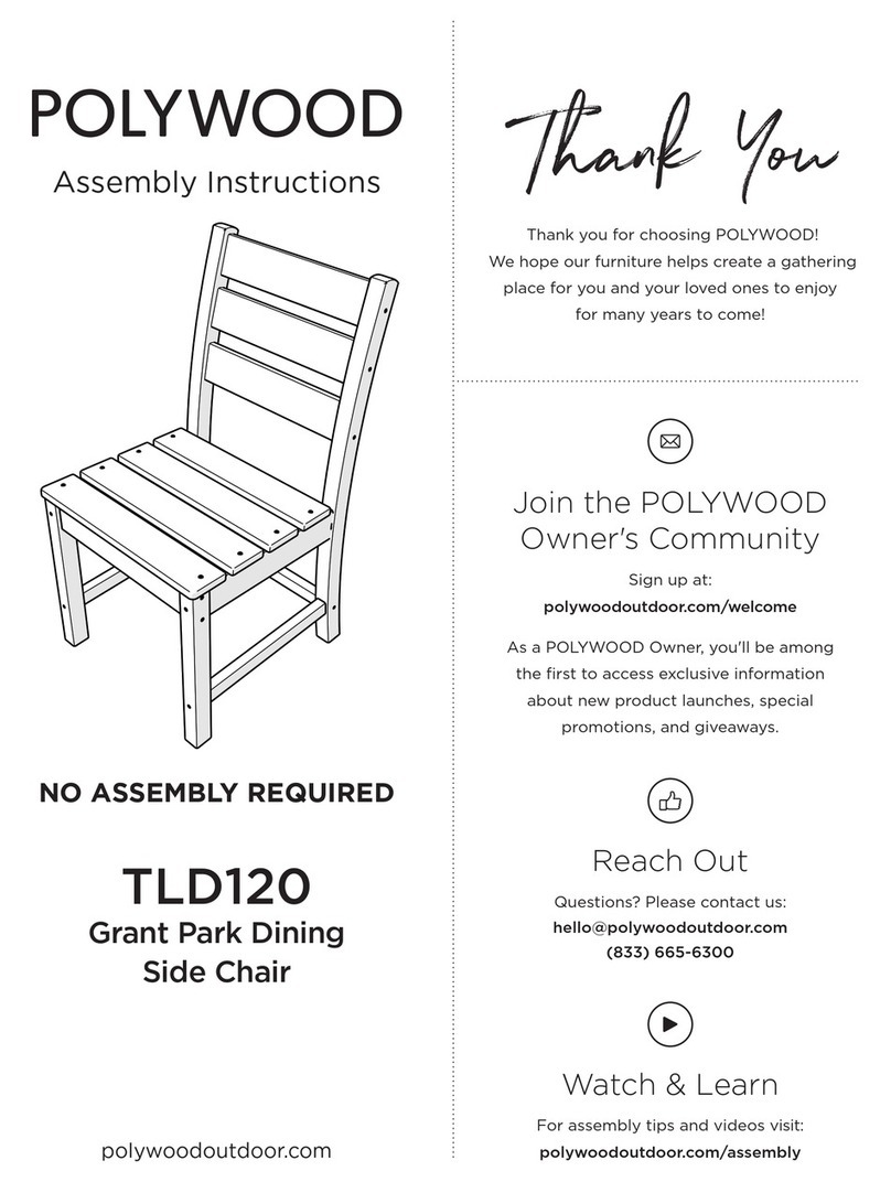 Polywood TLD120 User manual Polywood TLD120 User manual