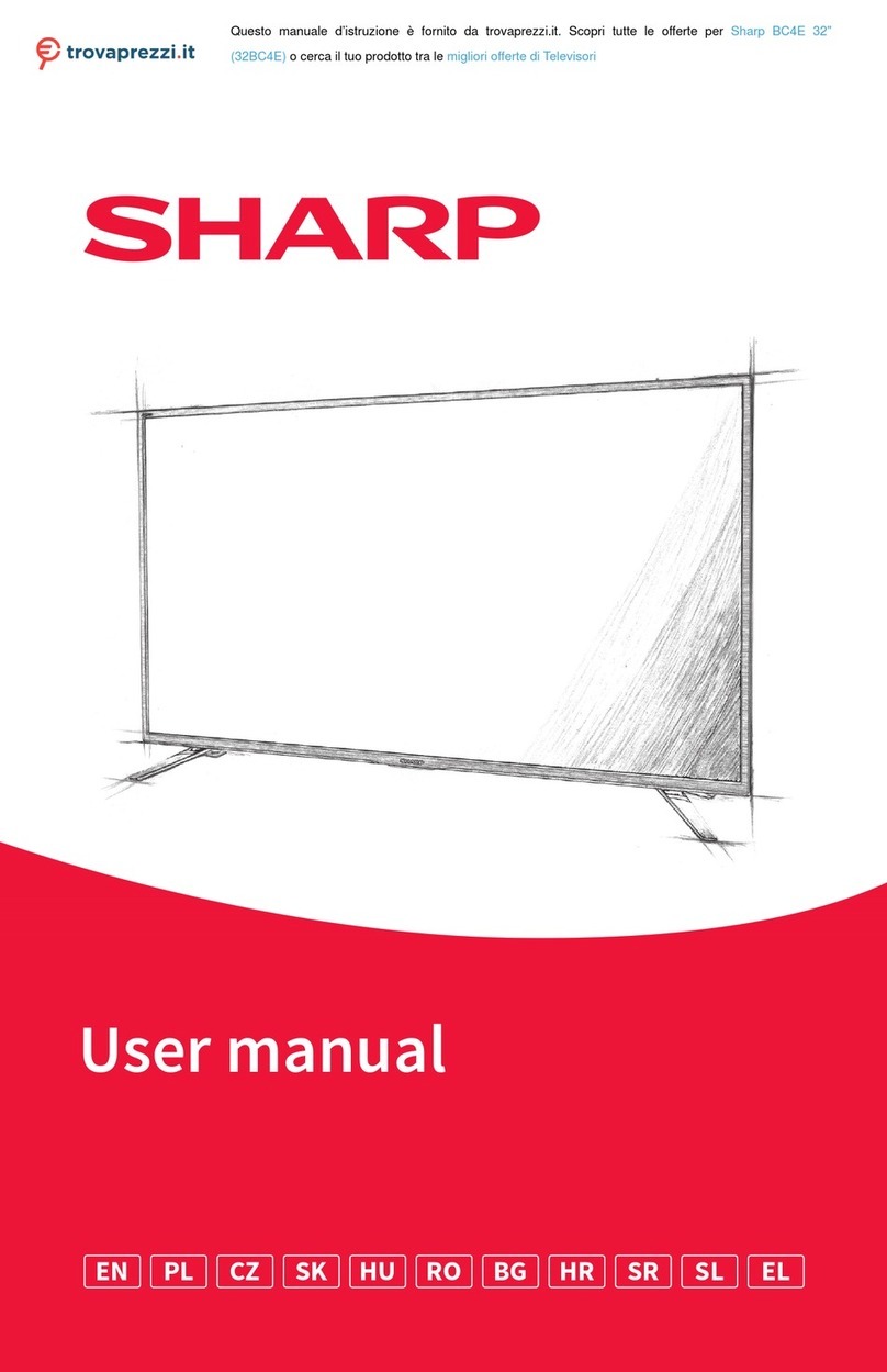 Sharp 32BC4E User manual