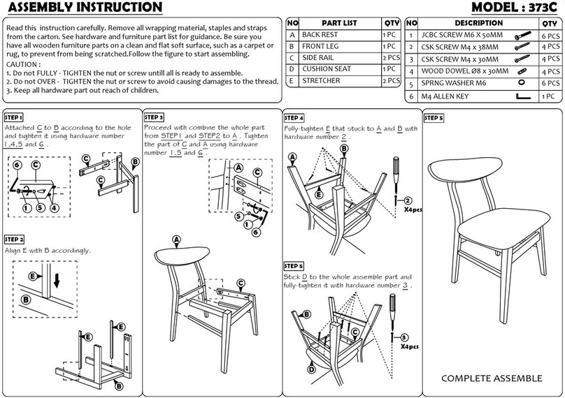 Baxton Studio 373C User manual