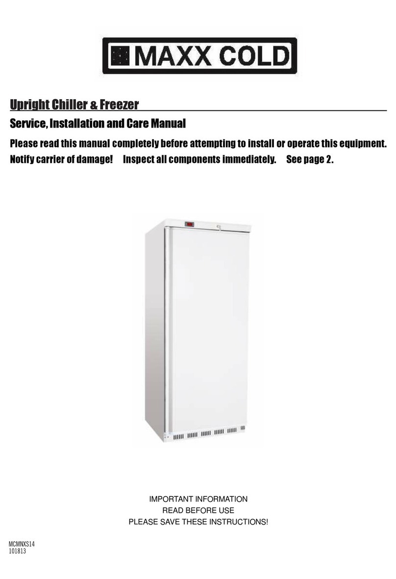 Maxx Cold MXX-23F User manual Maxx Cold MXX-23F User manual
