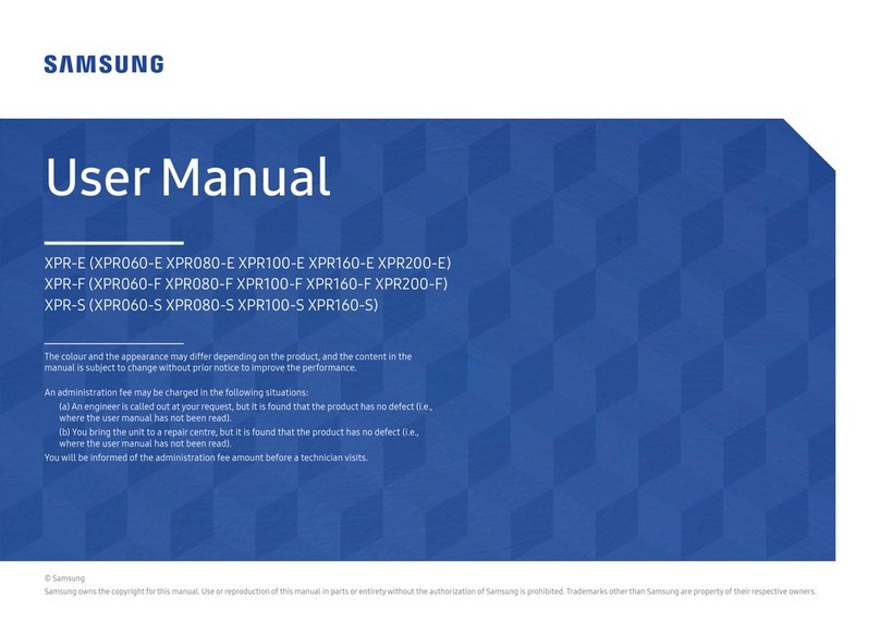 Samsung XPR-E user manual