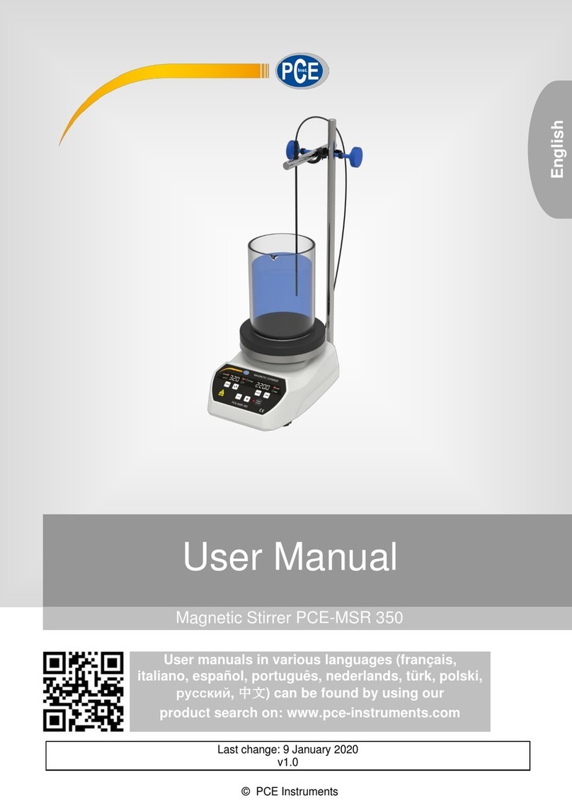 PCE Instruments PCE-MSR 350 User manual