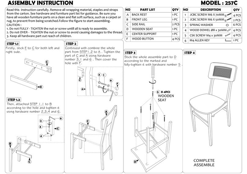 Baxton Studio 257C User manual Baxton Studio 257C User manual