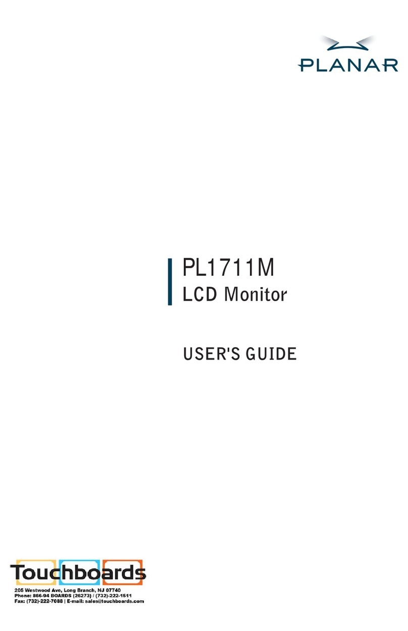 Planar PL1711M-WH User manual
