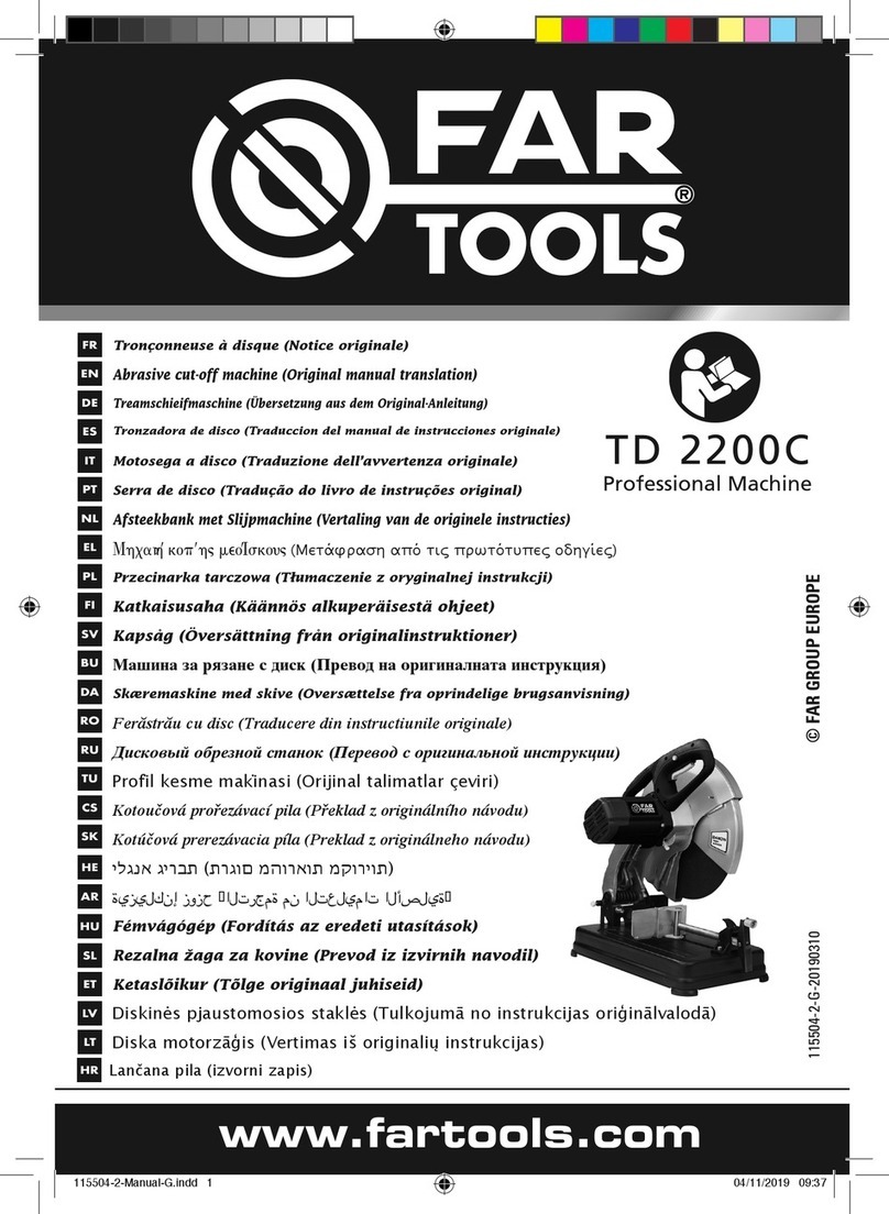 Far Tools TD 2200C Original manual translation