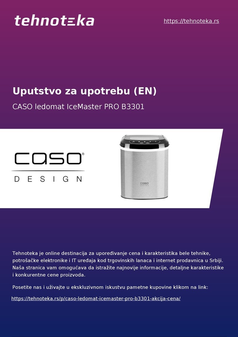CASO DESIGN IceMaster Pro Original operating manual