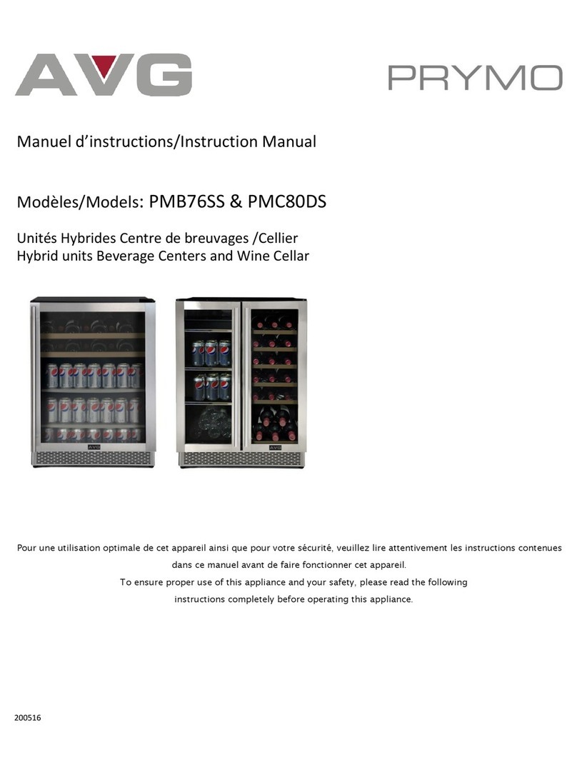 AVG PRYMO PMB76SS instruction manual