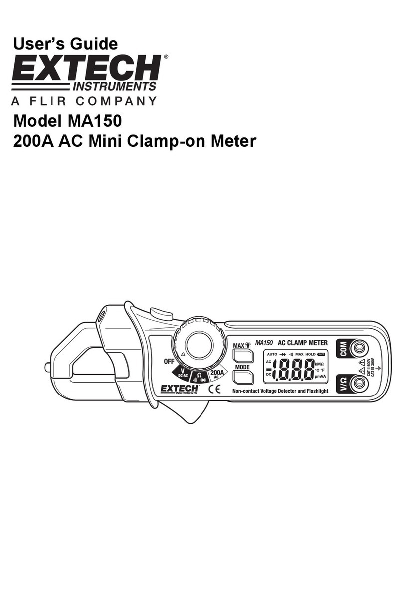 FLIR Extech Instruments MA150 User manual