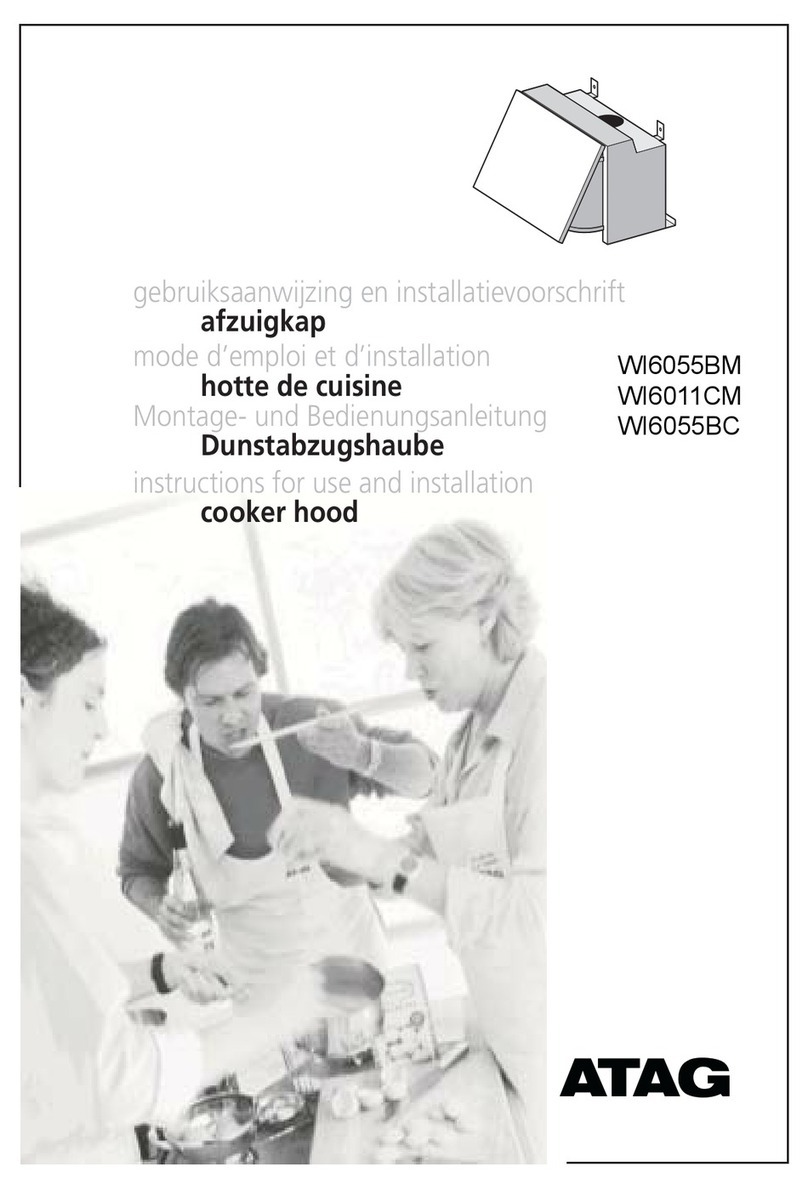 Atag WI6011CM Operation manual Atag WI6011CM Operation manual