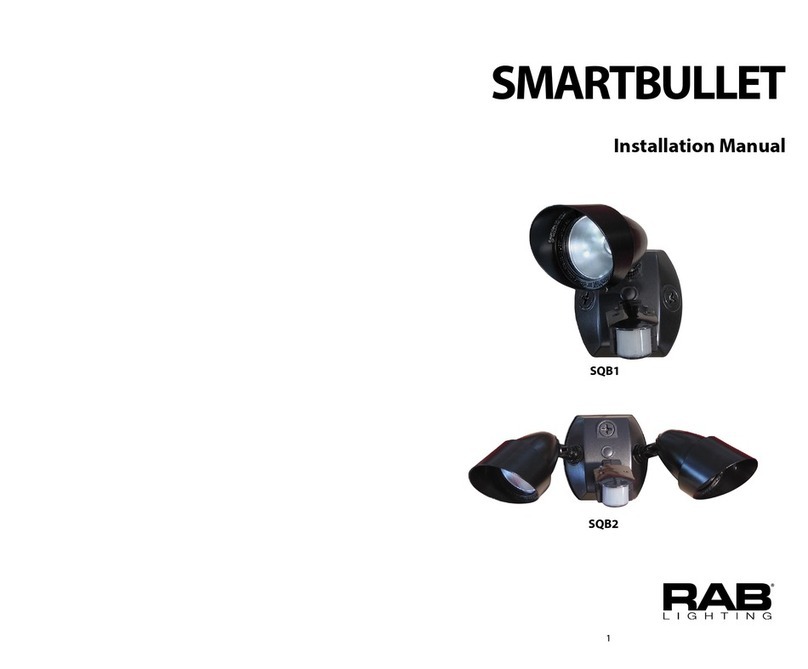 RAB Lighting SMARTBULLET SQB1 User manual