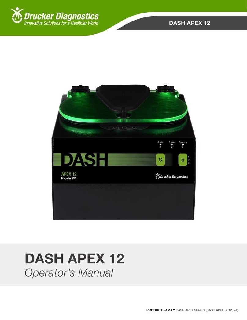 Drucker Diagnostics DASH APEX 12 Operator's manual