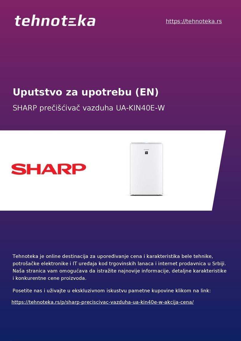 Sharp UA-KIN40E-W User manual Sharp UA-KIN40E-W User manual