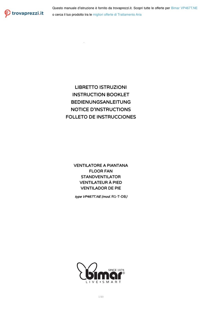 Bimar VP467T.NE User manual