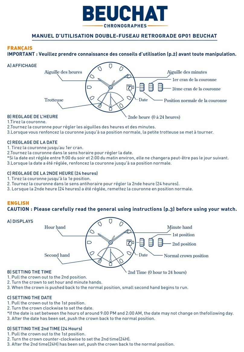 Beuchat GP01 User manual
