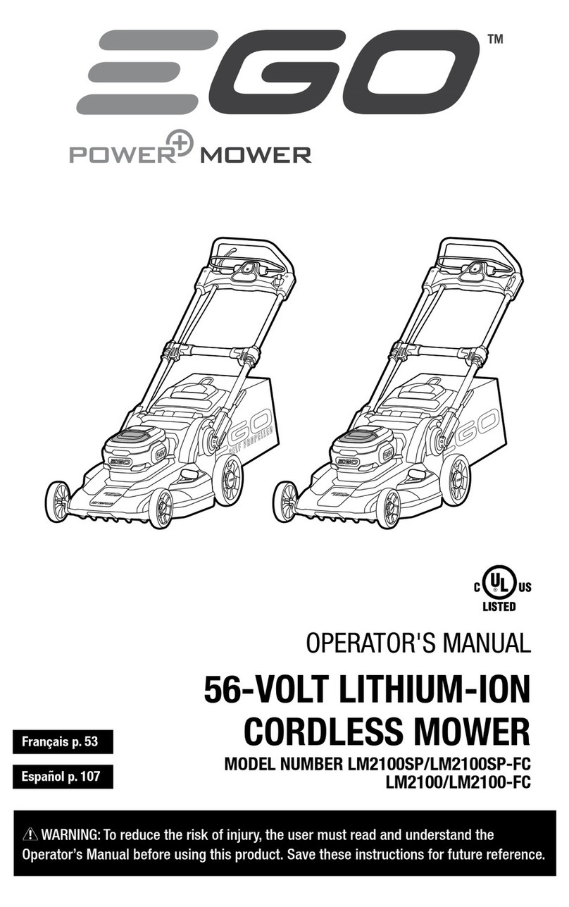 EGO LM2100SP-FC User manual