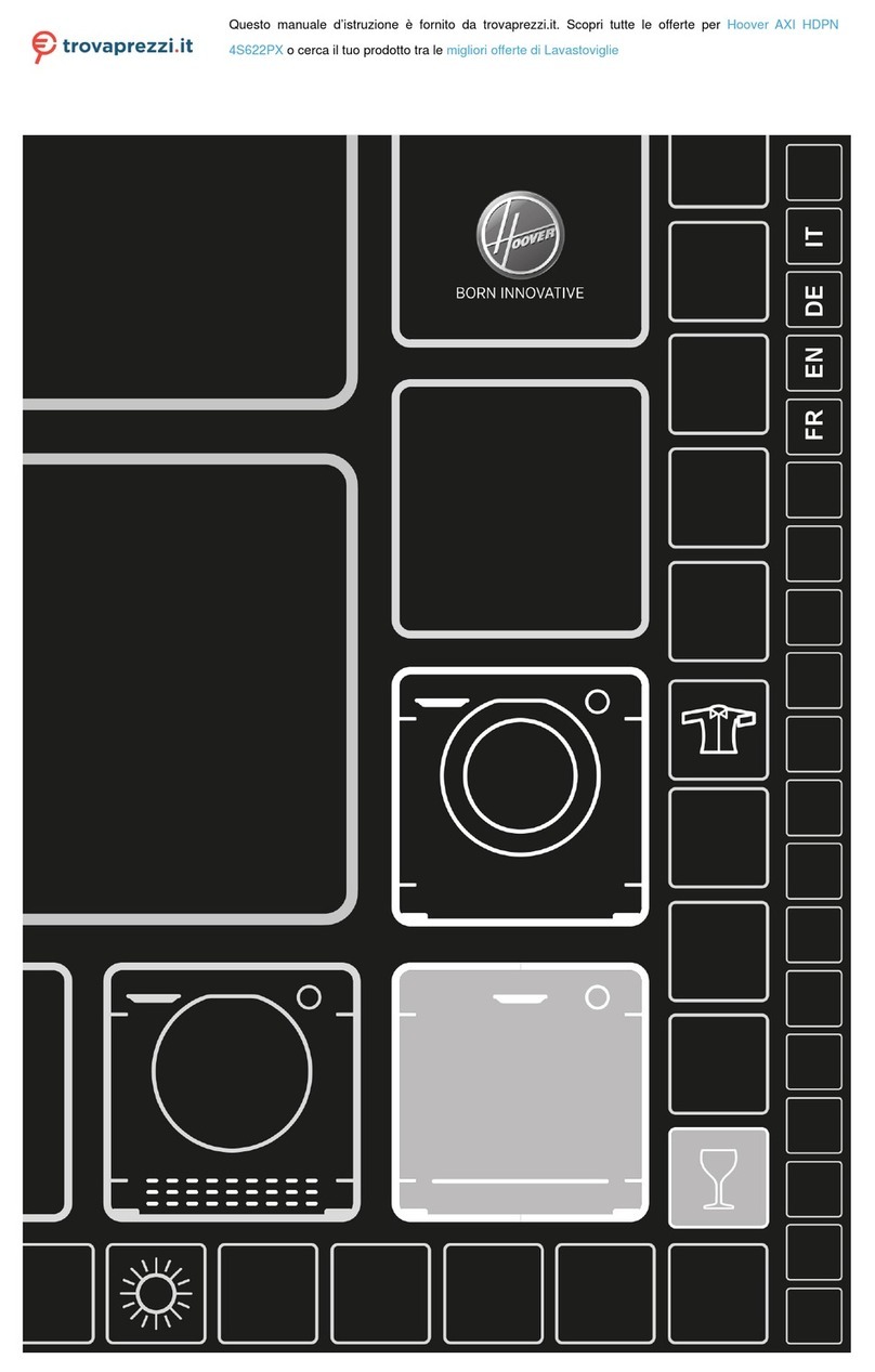 Hoover AXI HDPN 4S622PX User manual