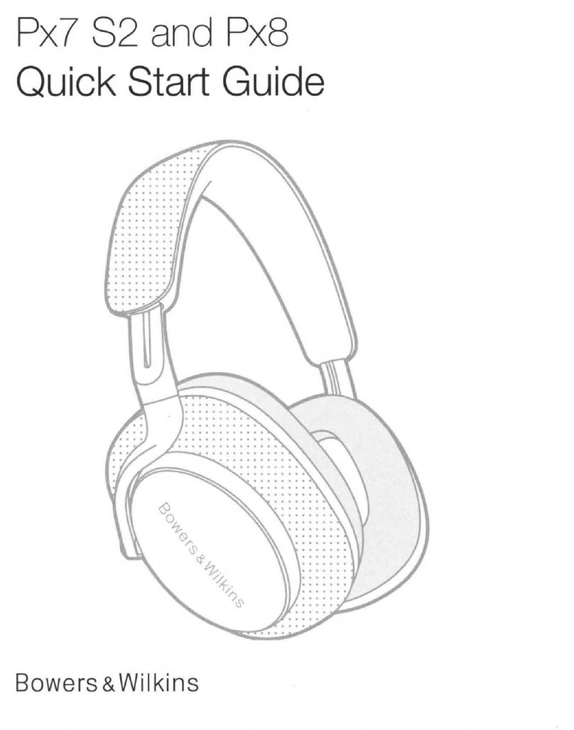 Bowers & Wilkins Px7 S2 quick start guide