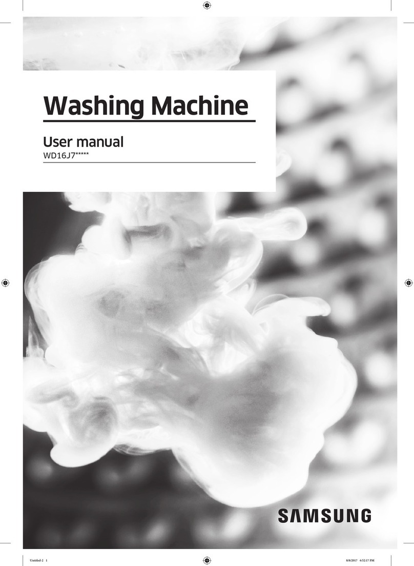 Samsung WD16J7 Series user manual