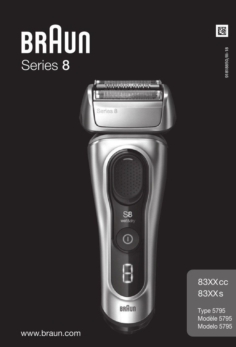 Braun 83XXcc User manual