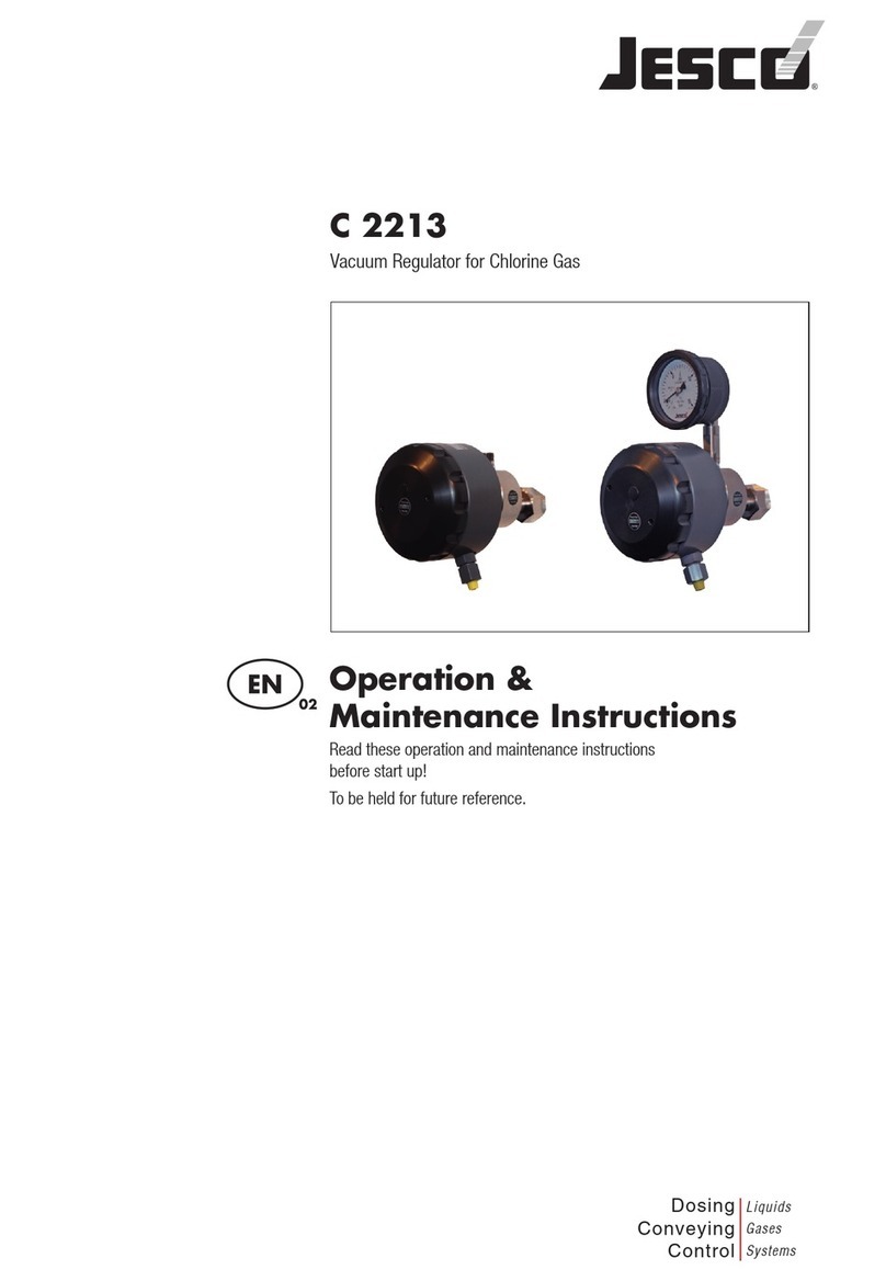Jesco C 2213 Operation & maintenance instructions