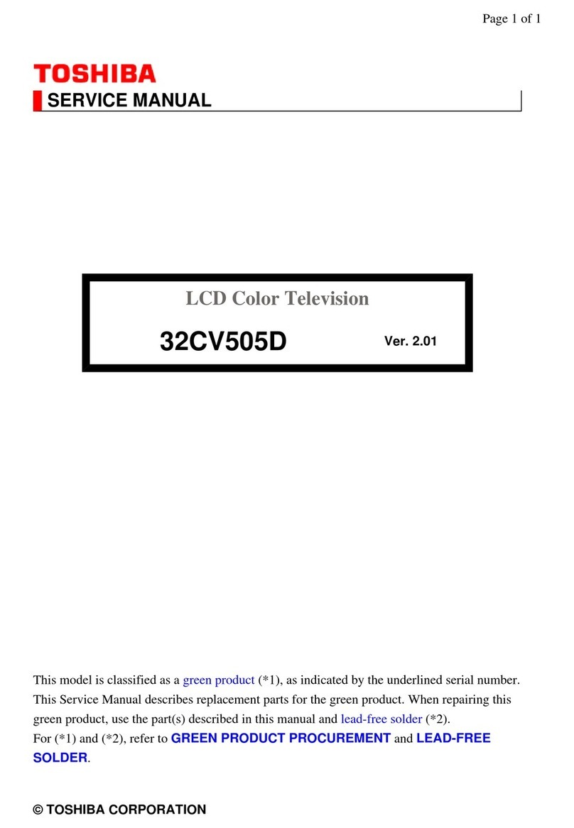 Toshiba 32CV505D User manual