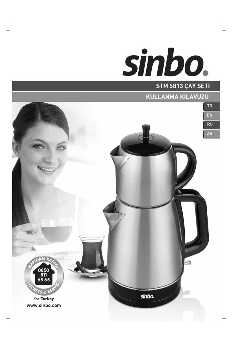 Sinbo STM 5813 User manual Sinbo STM 5813 User manual