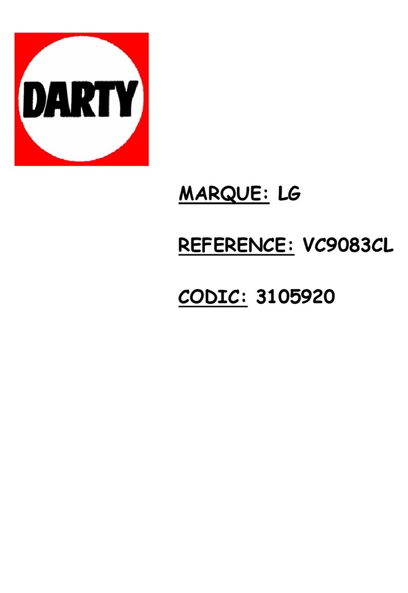 LG VC9083CL User manual