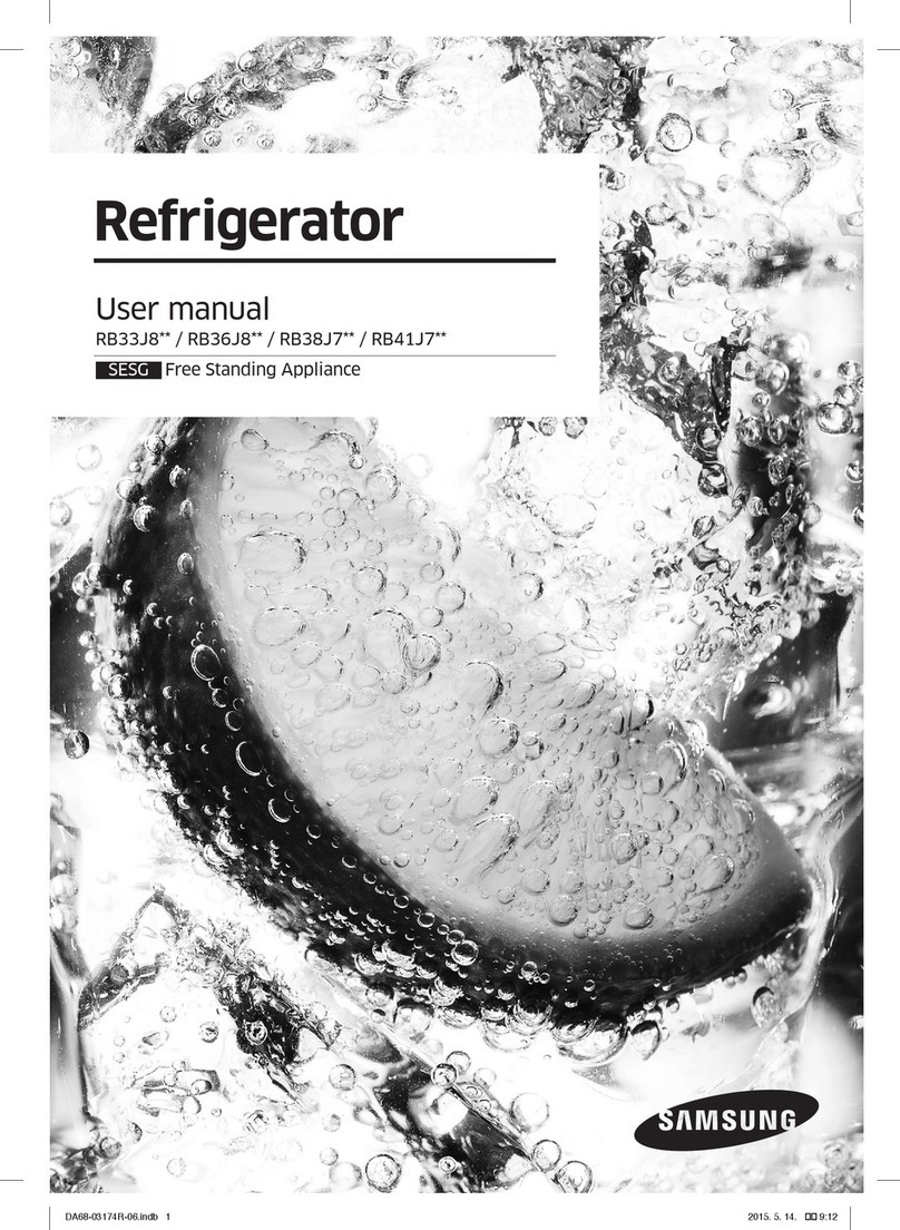 Samsung RB38J7 Series User manual Samsung RB38J7 Series User manual