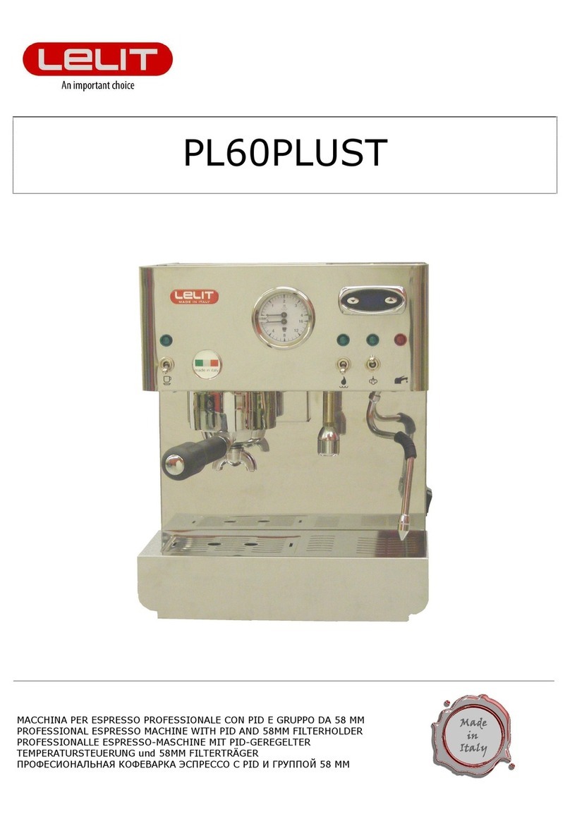 Lelit PL60PLUST User manual