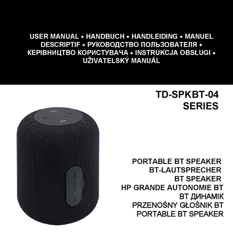 Gembird TD-SPKBT-04 Series user manual