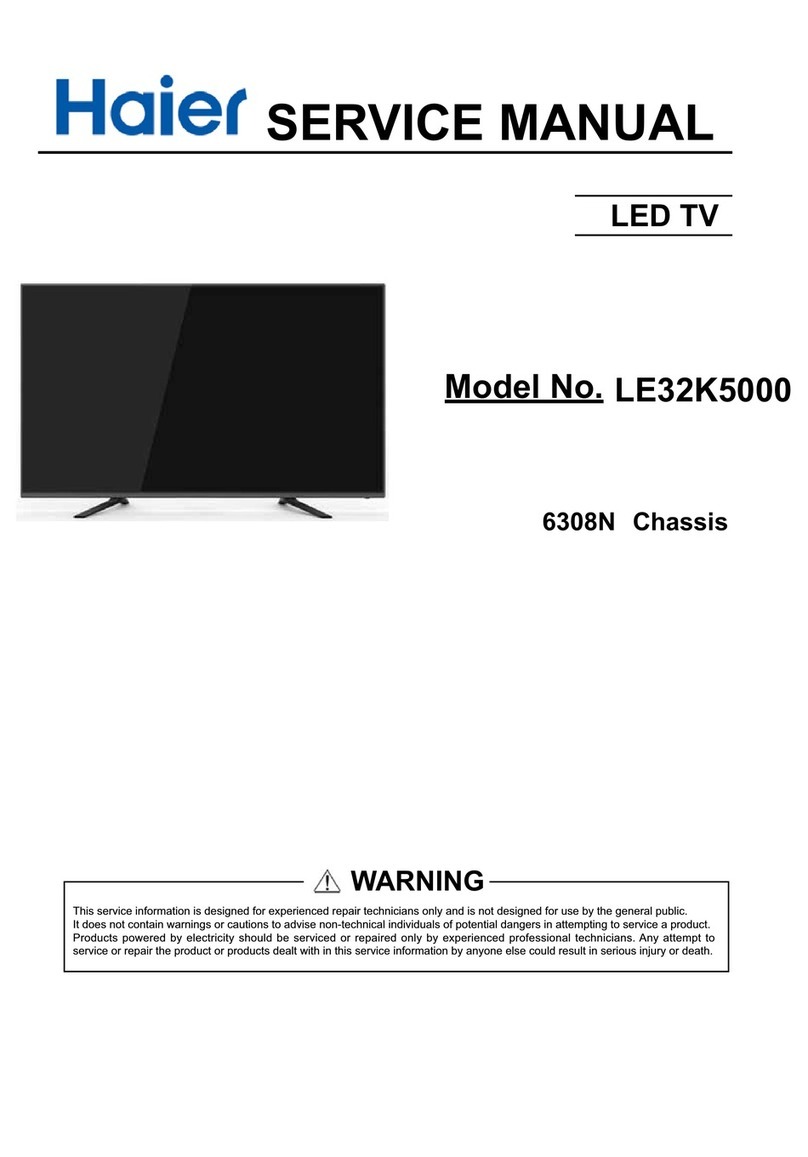 Haier LE32K5000 Service manual
