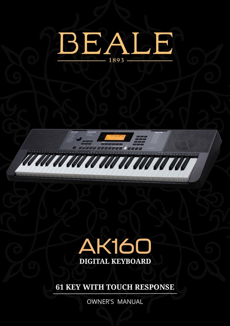 BEALE AK160 owner's manual