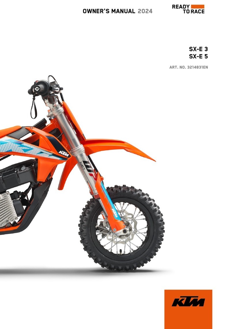 KTM SX-E 3 2024 User manual