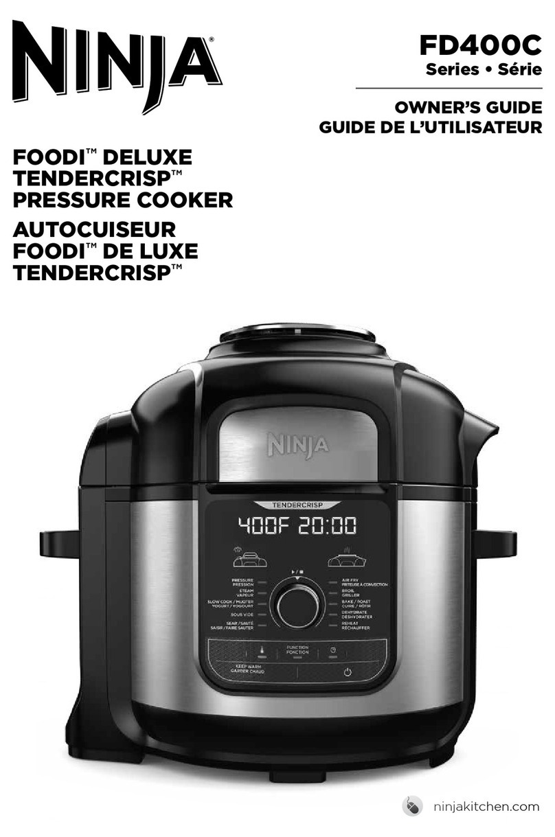 Ninja FOODI DELUXE TENDERCRISP FD400C Series owner's guide