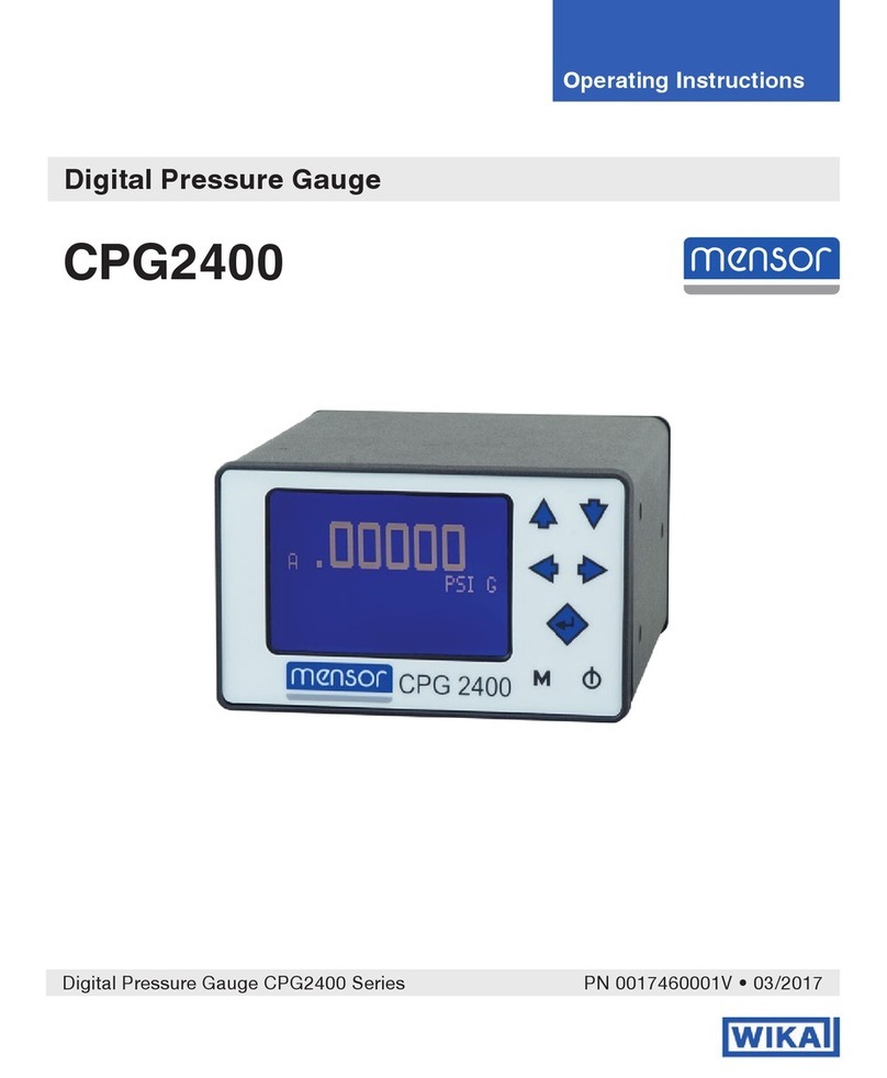 WIKA mensor CPG2400 User manual