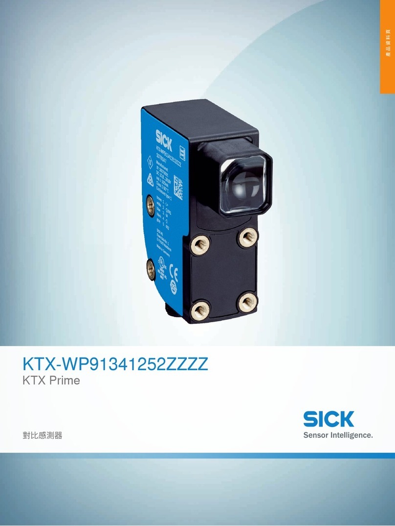 SICK Prime KTX-WP91341252ZZZZ User manual