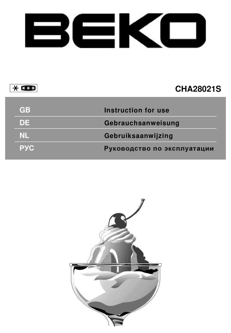 Beko CHA28021S User manual Beko CHA28021S User manual