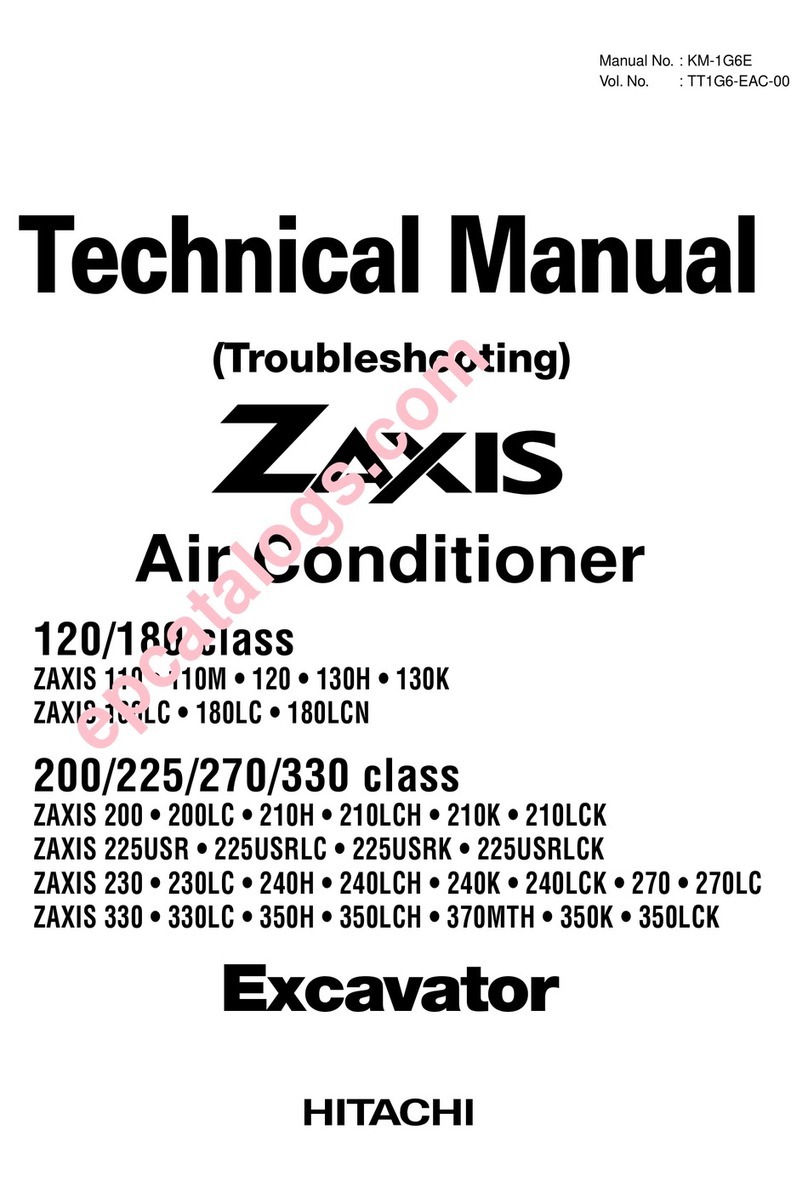 Hitachi Zaxis 110M User manual